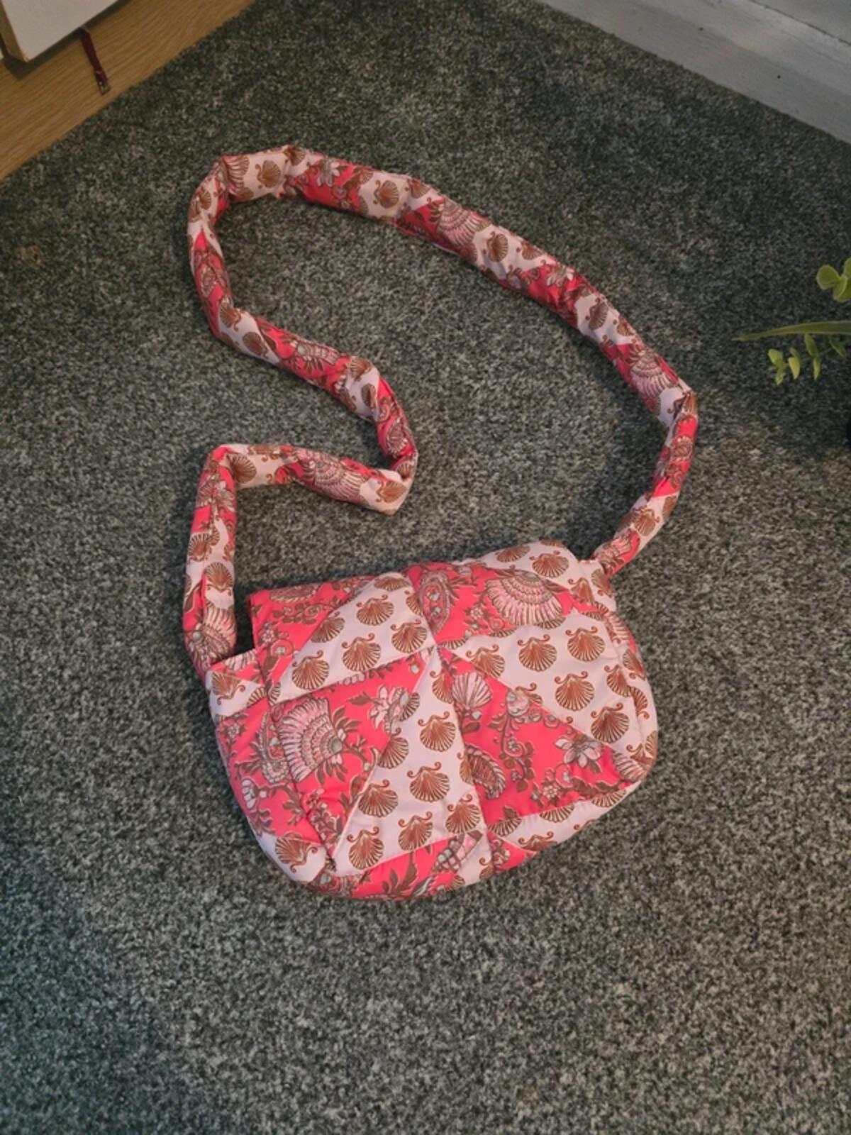 Accessorize Pink Quilted Small Shoulder Bag