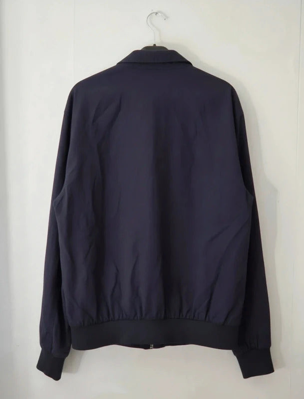 Men's Cedarwood State Black Zip Up Bomber Jacket Size L