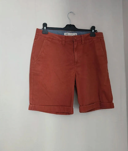 Men's Vans Burnt Orange Cotton Chino Shorts W32