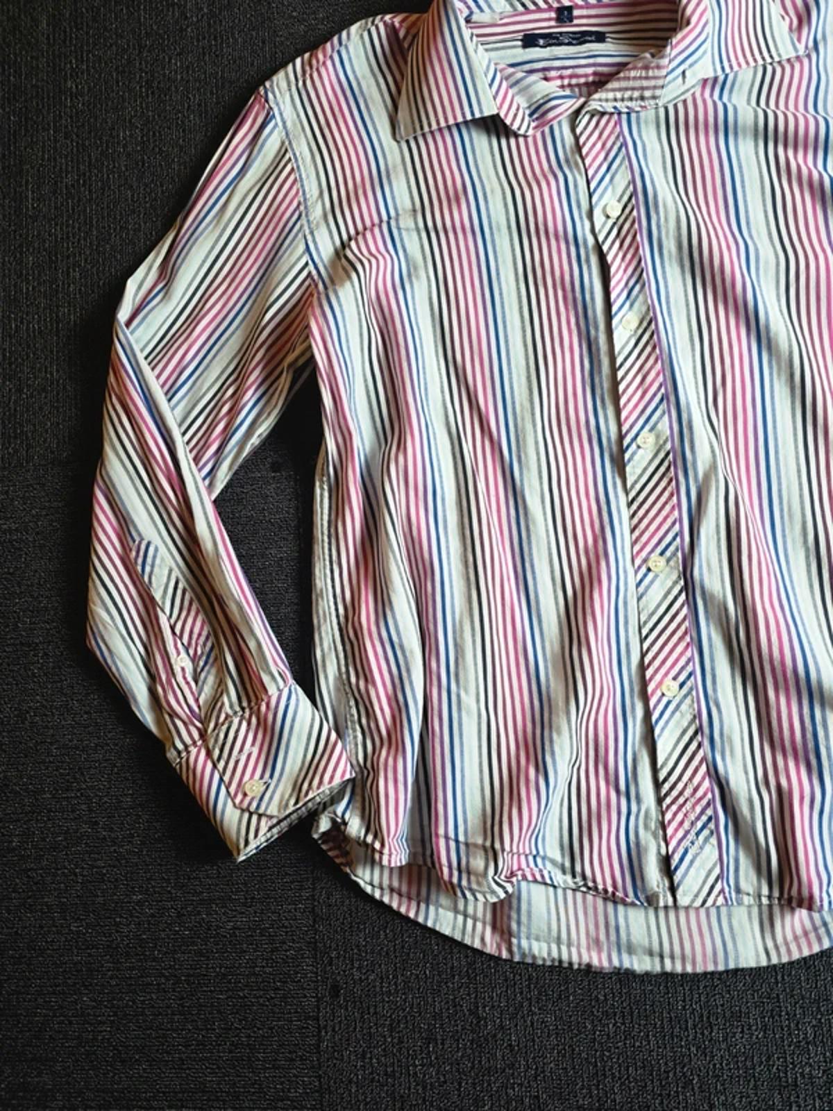 Ben Sherman Mens Stripe Shirt Multicolour Size L Smart Casual