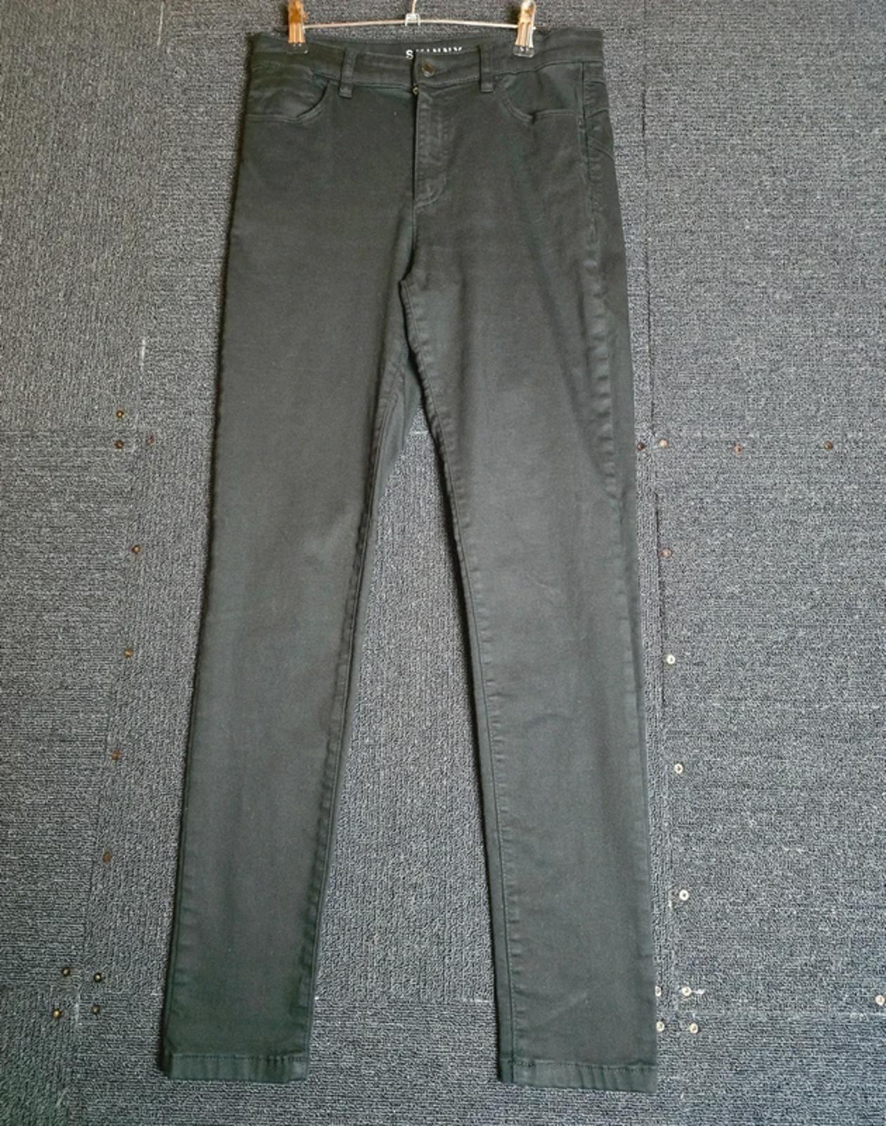 M&S Black Skinny Jeans Size UK 10 High Waisted Cotton Blend