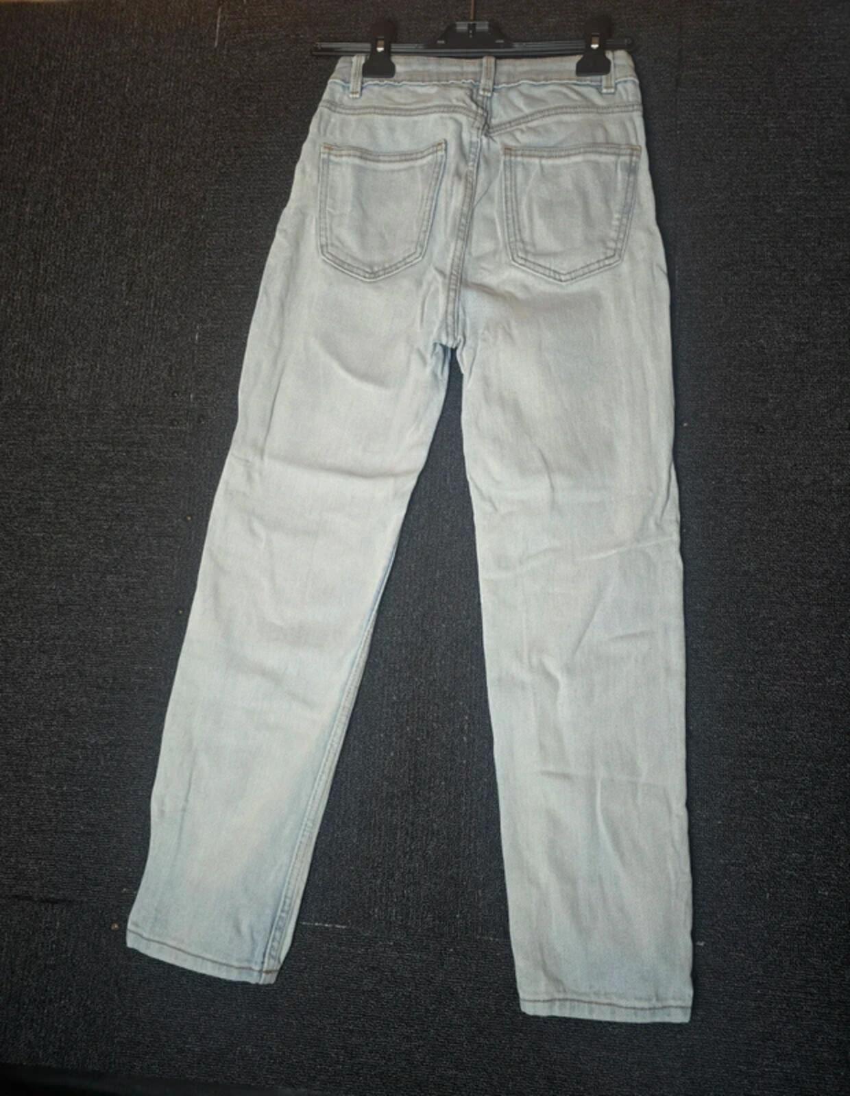 Primark slim leg light blue high waisted jeans size 4