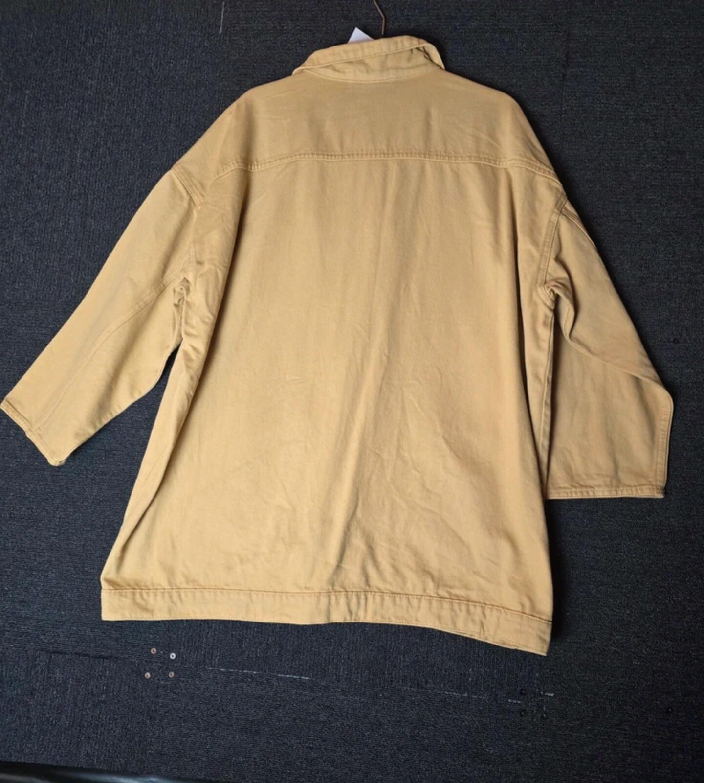 Monki oversized beige jacket lightweight M size 12/14