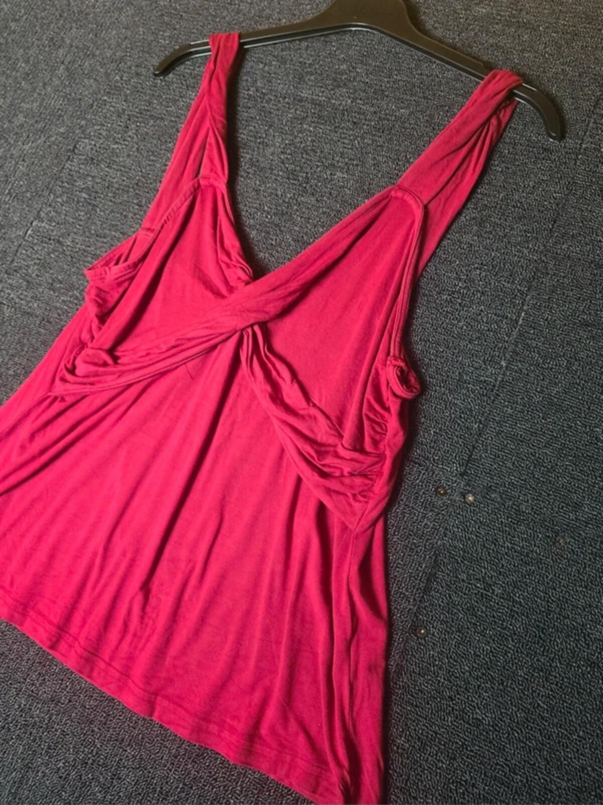 Shein red cami top stretchy 2XL size 16/18
