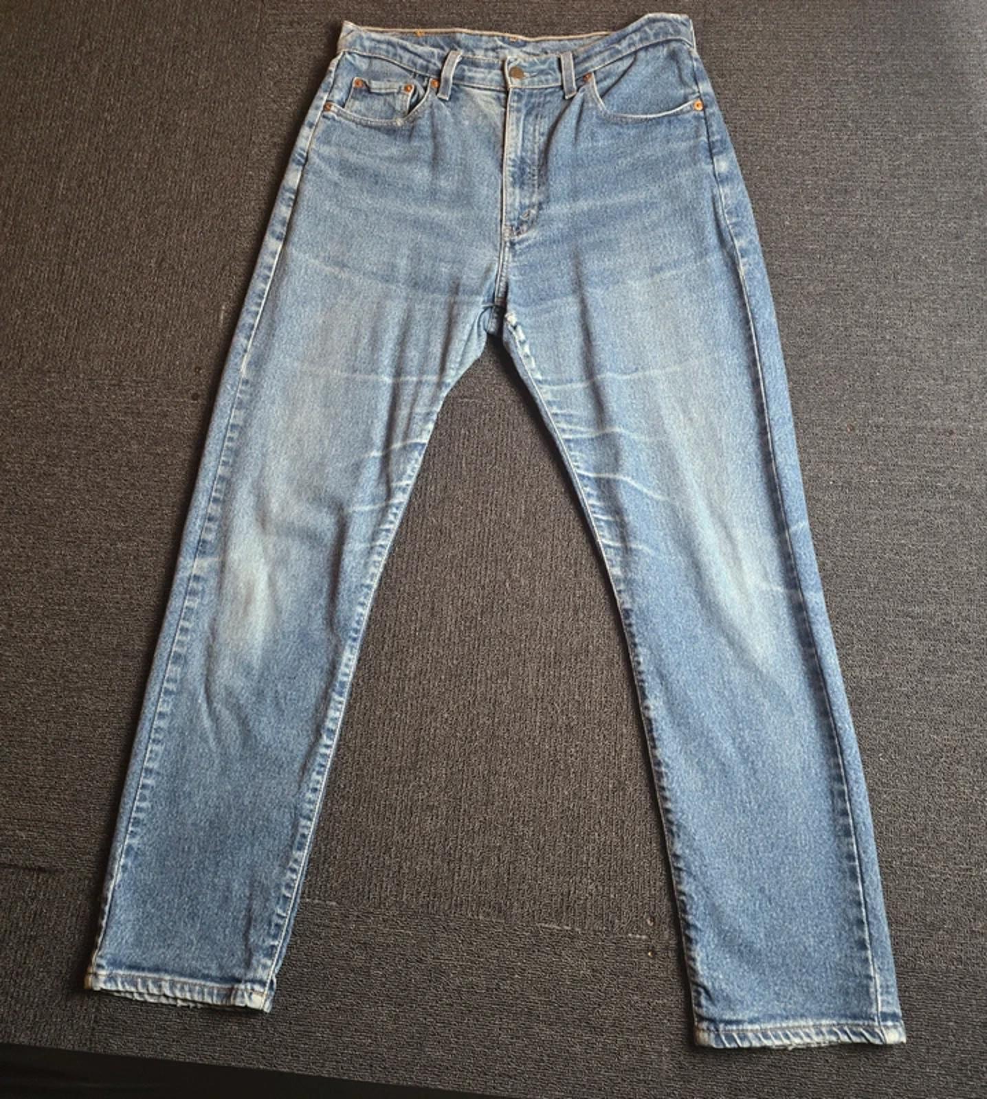 Levi’s 805 Straight Leg Jeans Blue Denim W32 L30 90s Style
