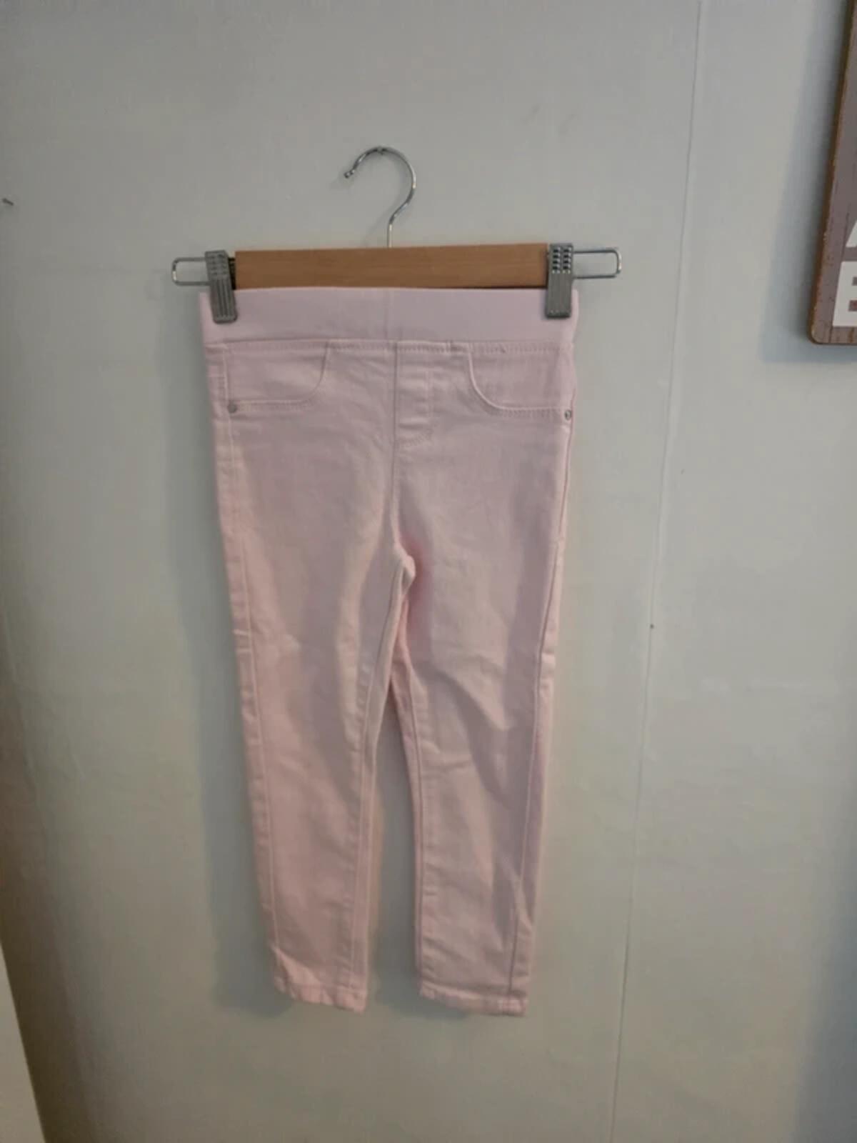 Pep& Co Girls Pink Jeggings Age 4-5years