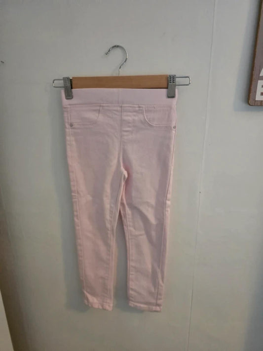 Pep& Co Girls Pink Jeggings Age 4-5years