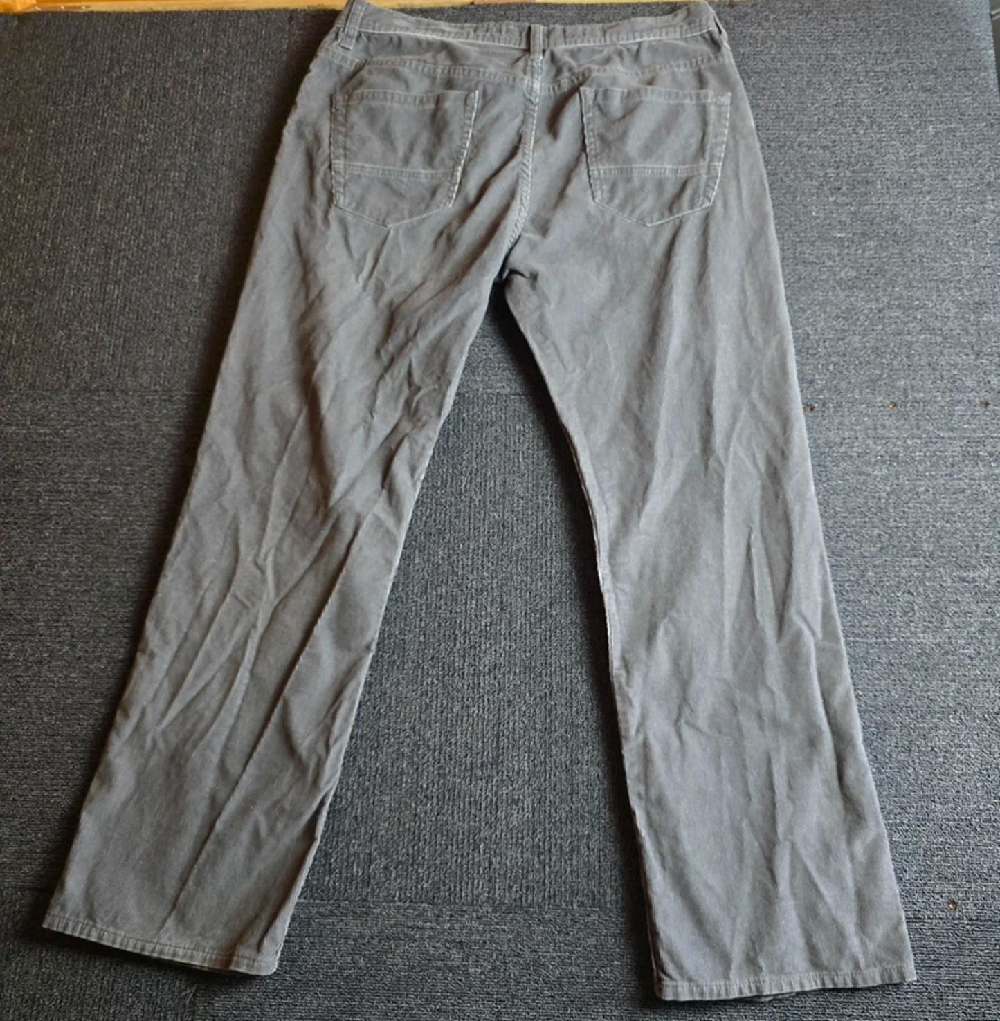 White Stuff Mens Cord Trousers Grey Size W36" Short Casual Wear