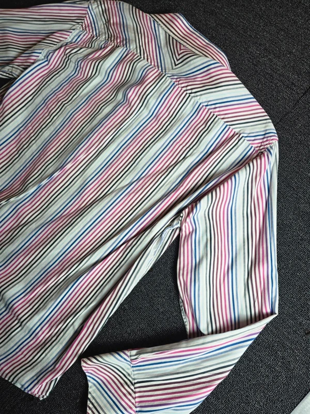 Ben Sherman Mens Stripe Shirt Multicolour Size L Smart Casual