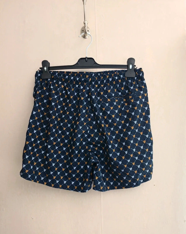 Primark Mens Black Patterned Swimming Trunks Size Small