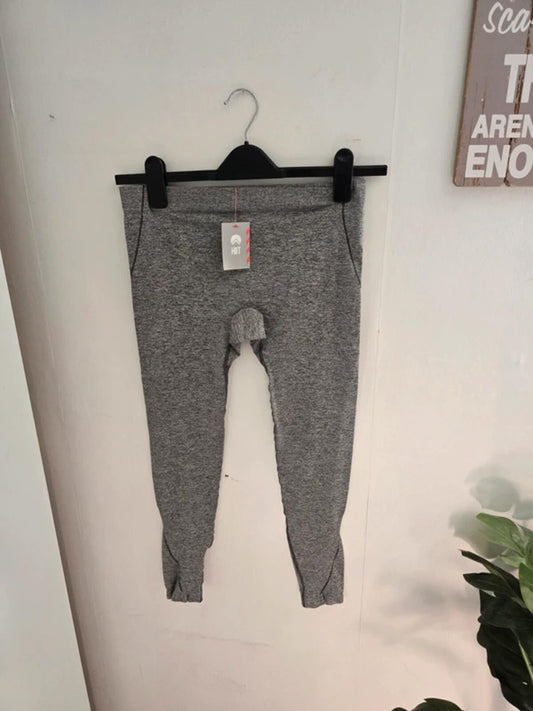 HIIT Grey High Waisted Bodyfit Gym Leggings NWT Size Small 6-8