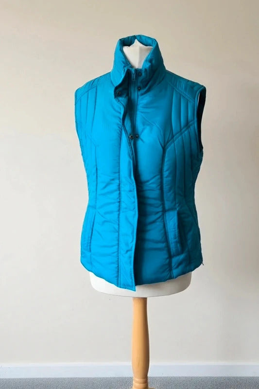 George Teal Blue Puffer Gilet – Size 12 Outdoor
