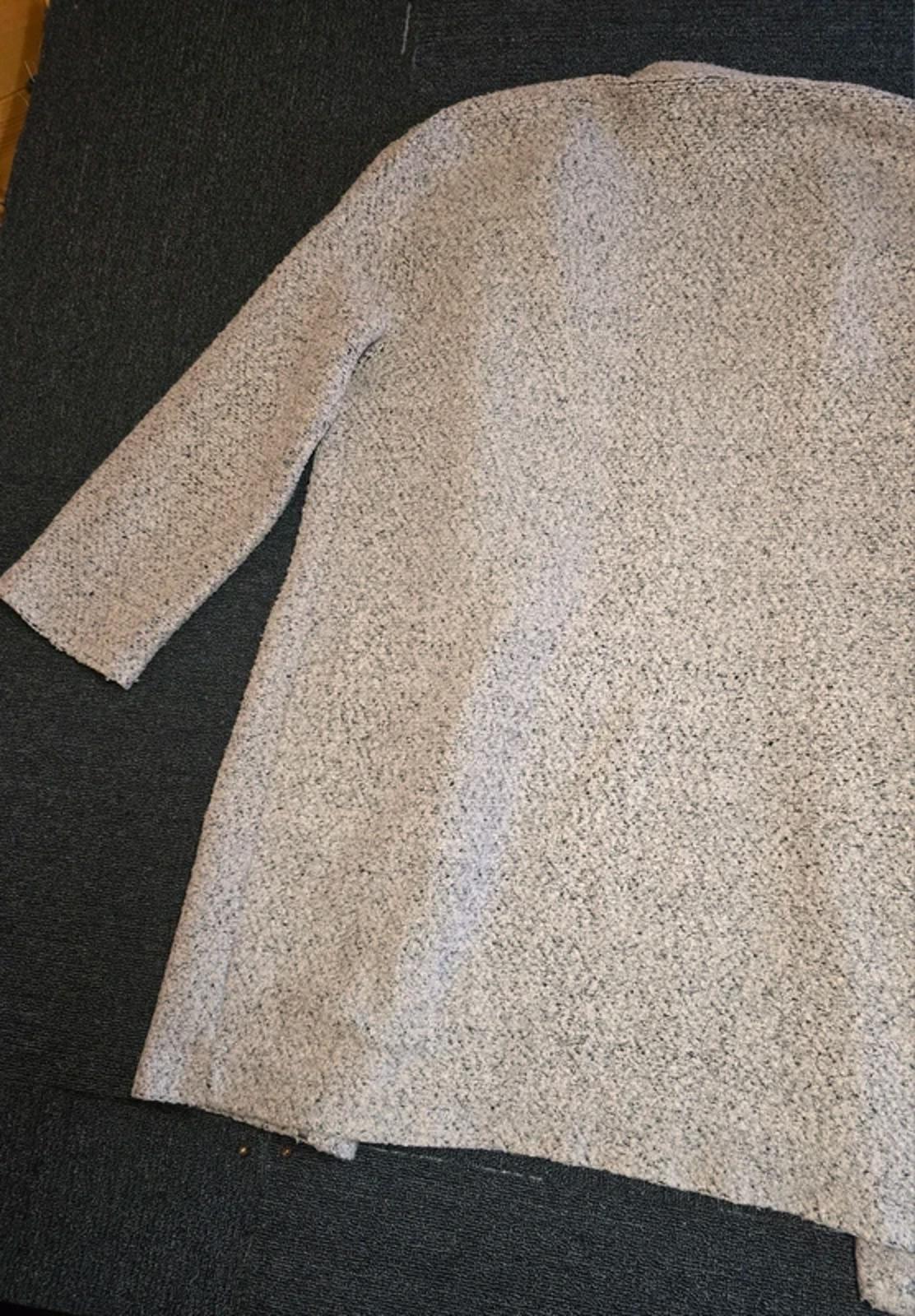 George Light Pink Knitted Overcoat Size 14 – Open Front Smart Causal