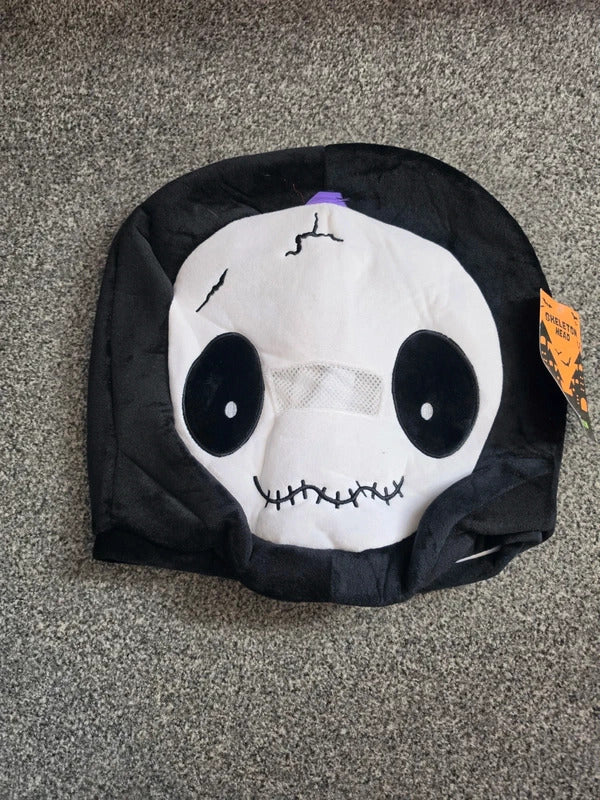 Oversized Ghost Halloween Headmask Kids Costume New