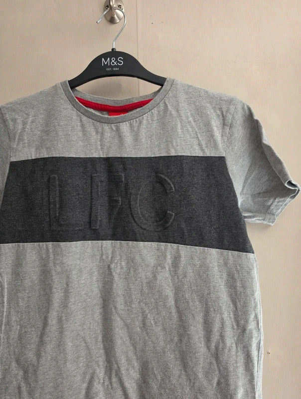 Liverpool FC Boys Grey Short Sleeved Football T-Shirt Age 11-12 Years