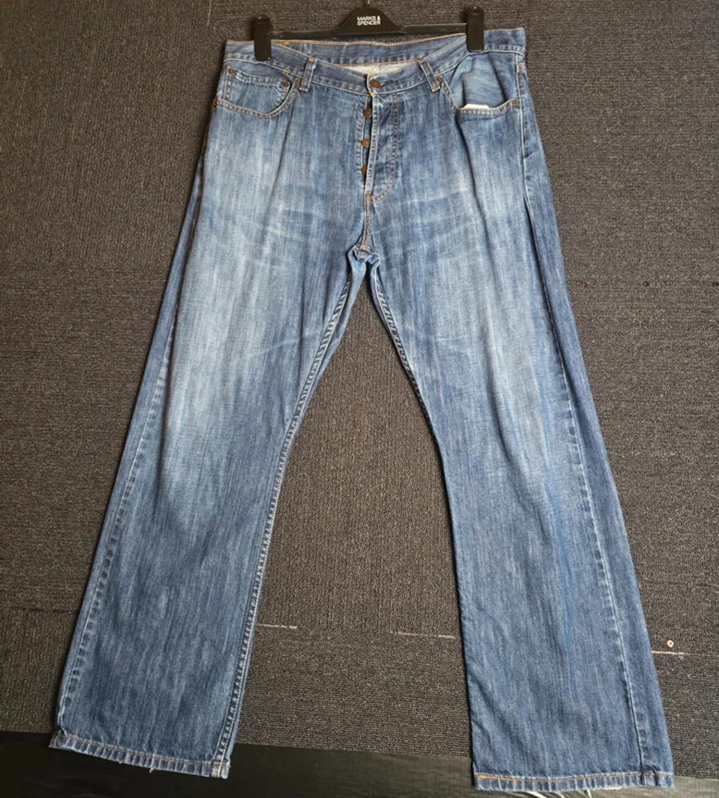 Levi's 210 Straight Leg Jeans Blue W38 L30 Vintage Regular Fit