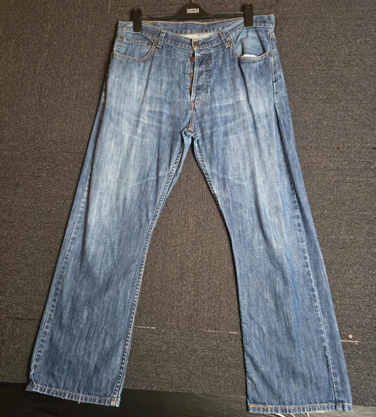 Levi's 210 Straight Leg Jeans Blue W38 L30 Vintage Regular Fit