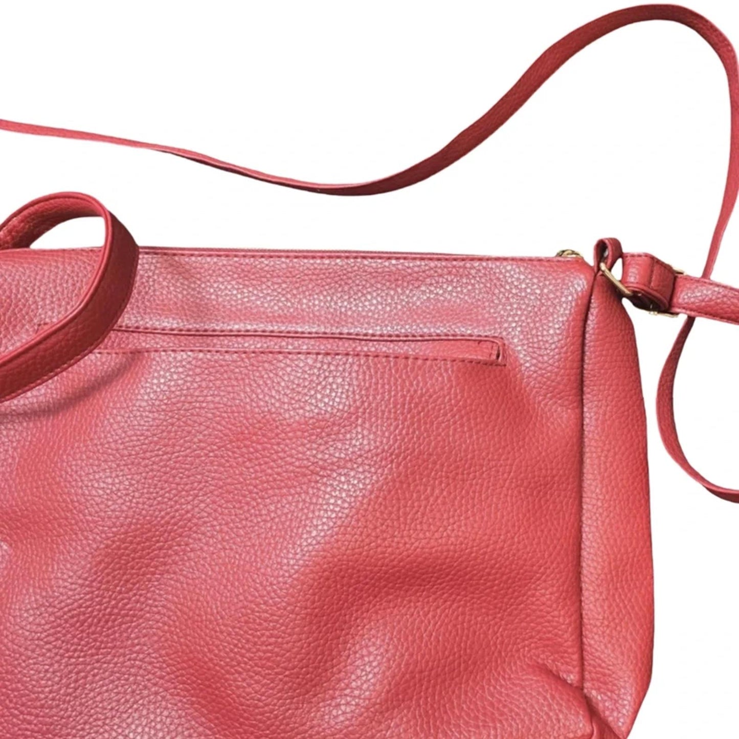 Daniel Hechter Red Crossbody Bag Faux Leather With Coin Purse