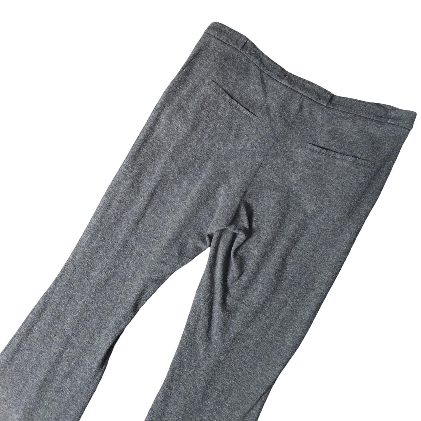 YAYA Grey Bootleg Work Trousers High Waist Pockets UK Size 14