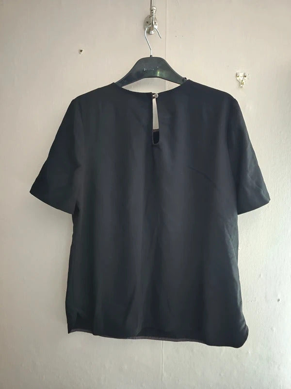 Gok for Tu Short Sleeved Button Back Everyday Top Size 14