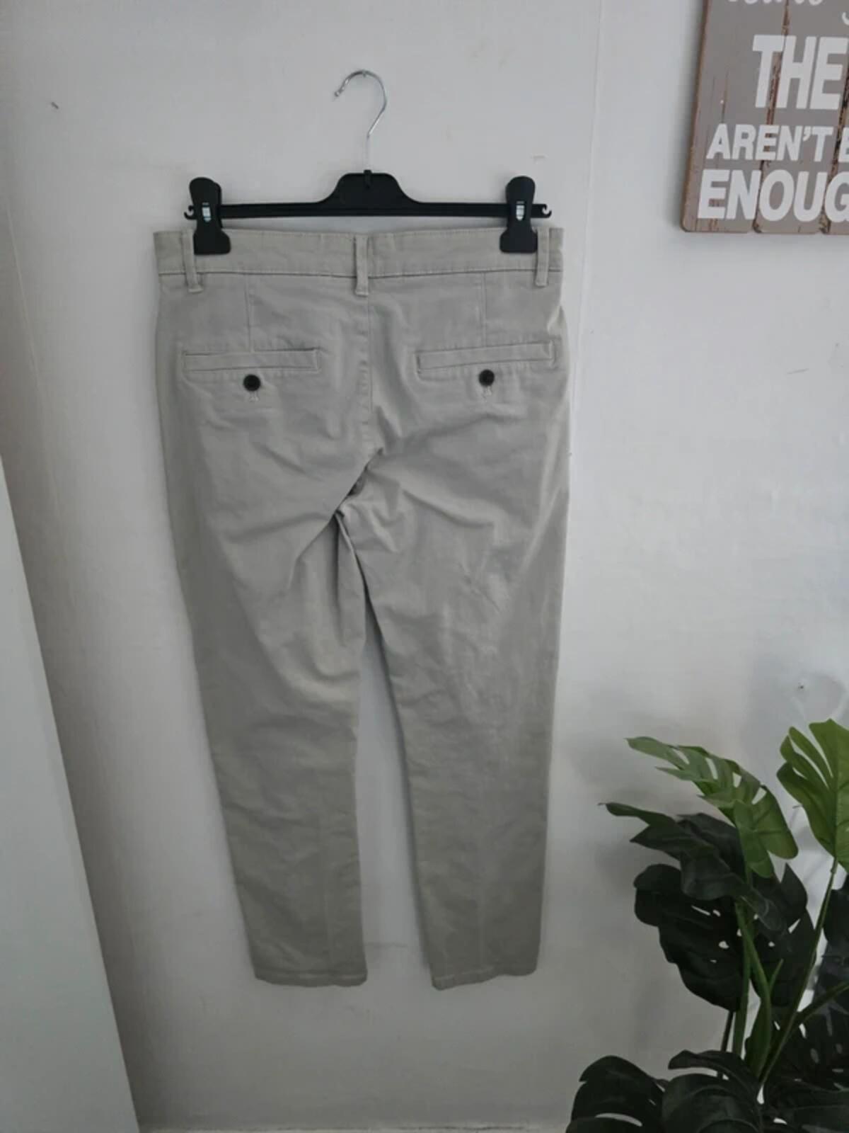 Matalan Men’s Cream Slim Leg Chinos W30 L29