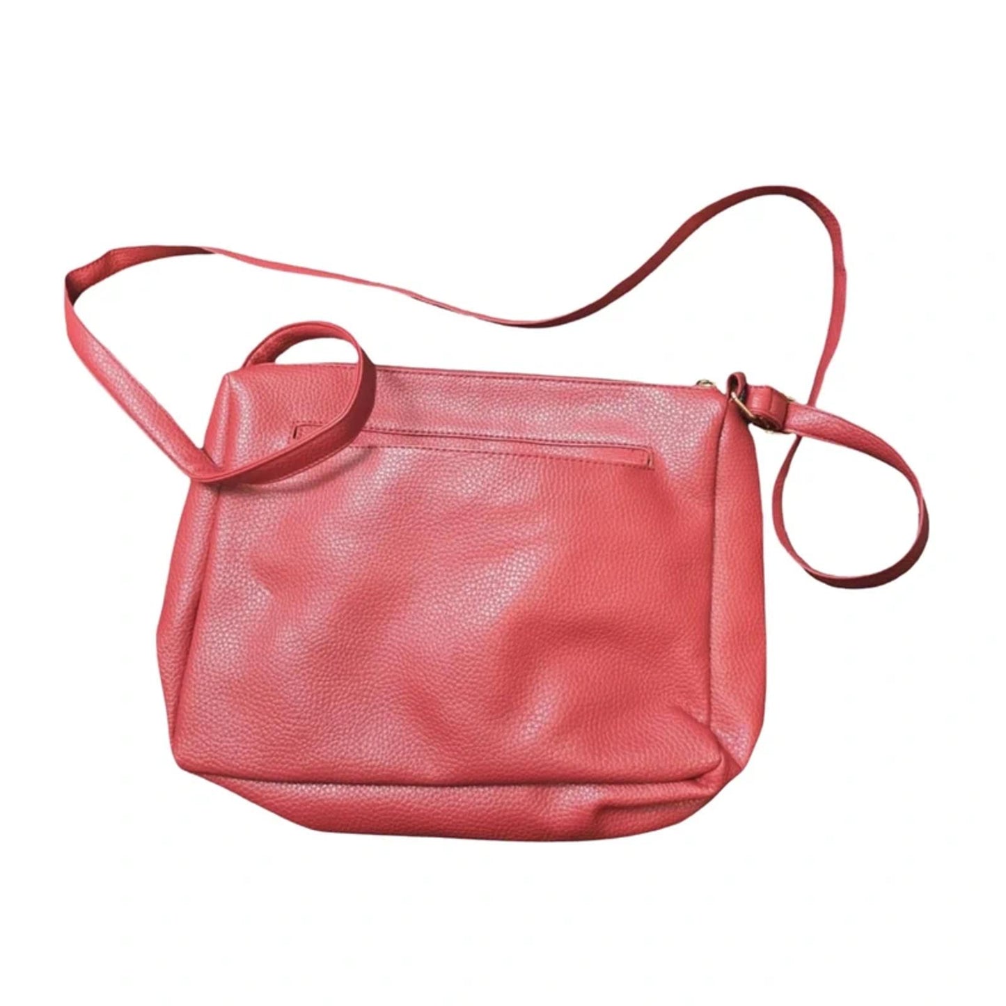 Daniel Hechter Red Crossbody Bag Faux Leather With Coin Purse