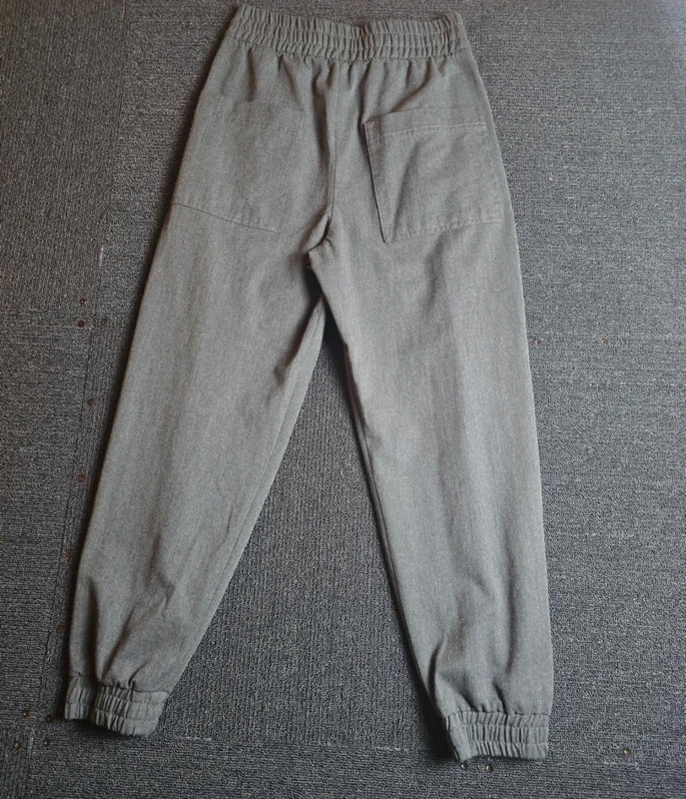 Zara Grey Joggers Elastic Waist Cuffed Leg Size 4–6