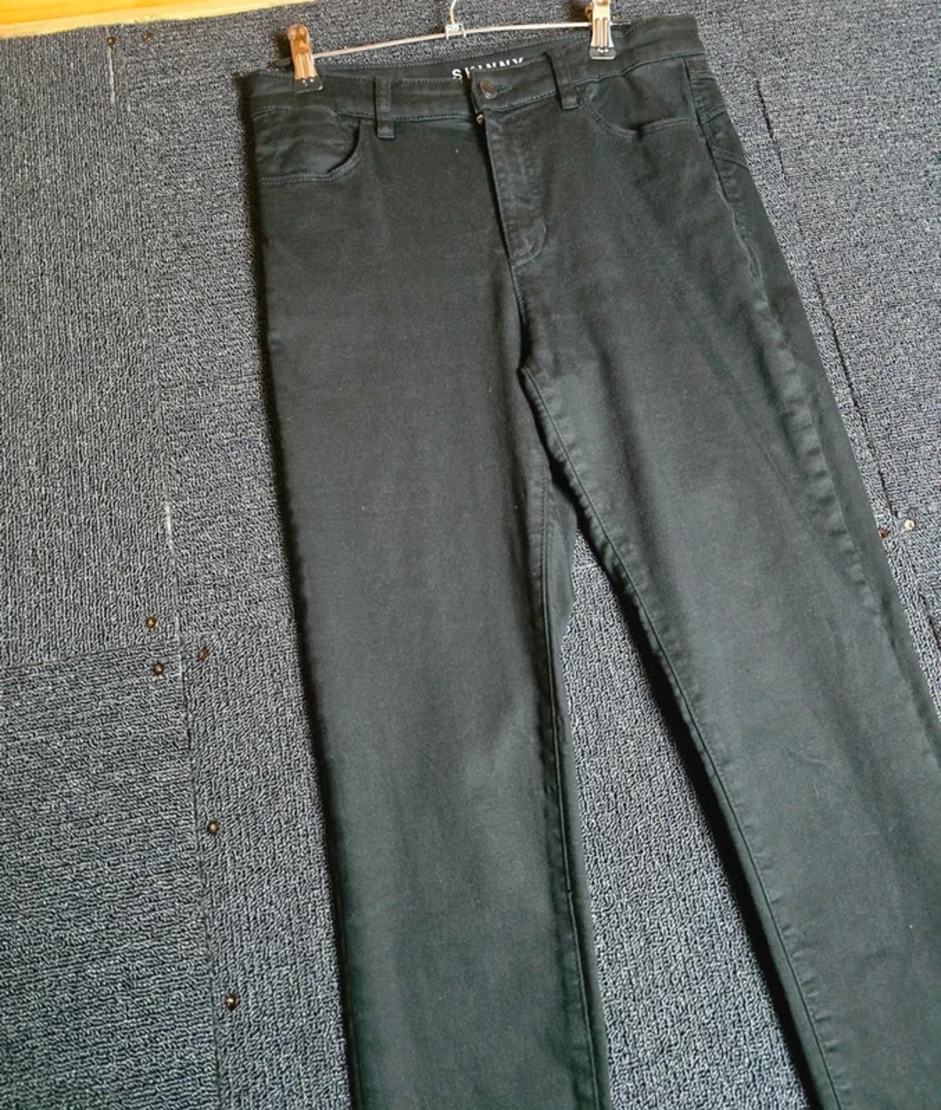 M&S Black Skinny Jeans Size UK Size 10 High Waisted Cotton Blend