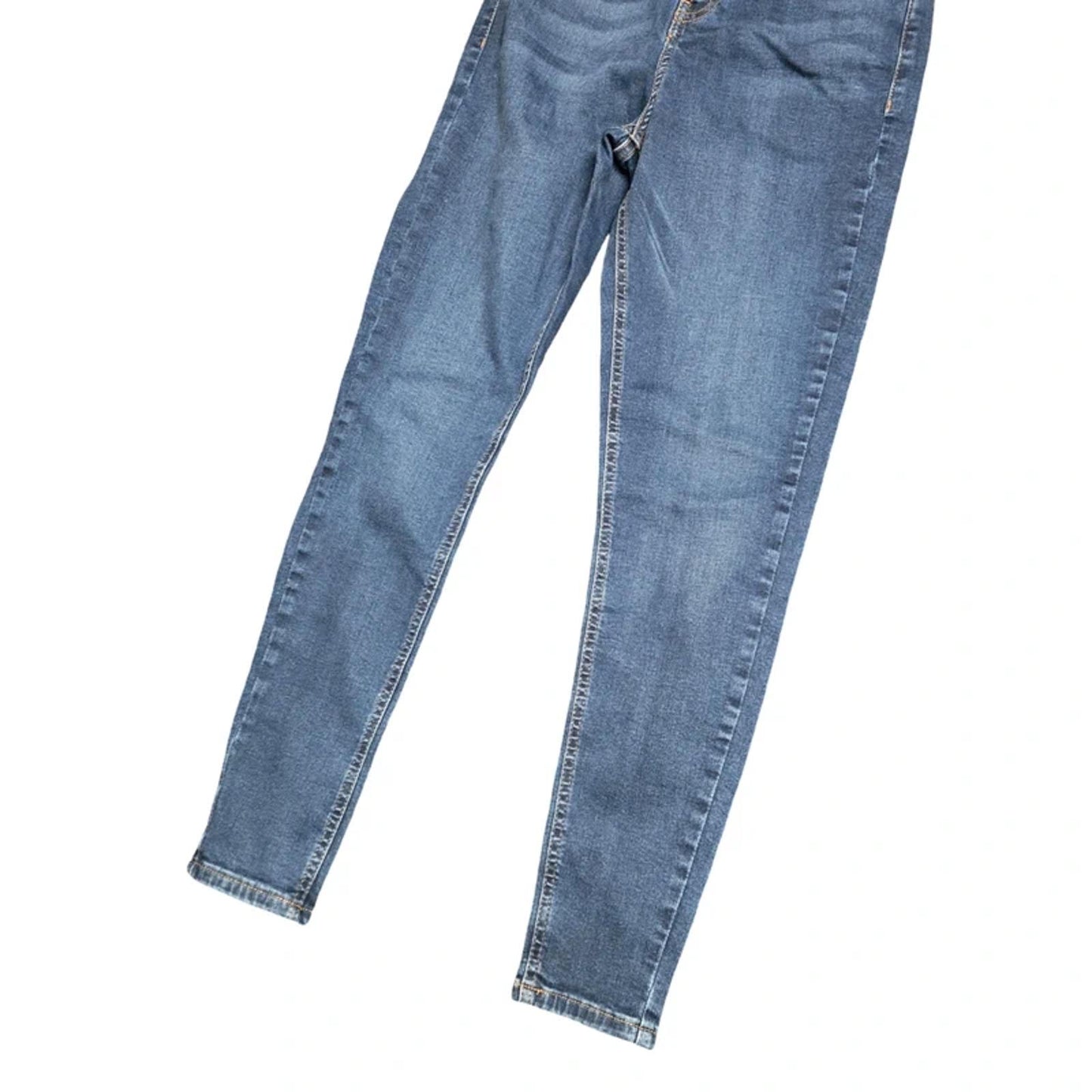 Topshop Moto Skinny Jeans Blue Size W30 L32 High Waist Size 10-12