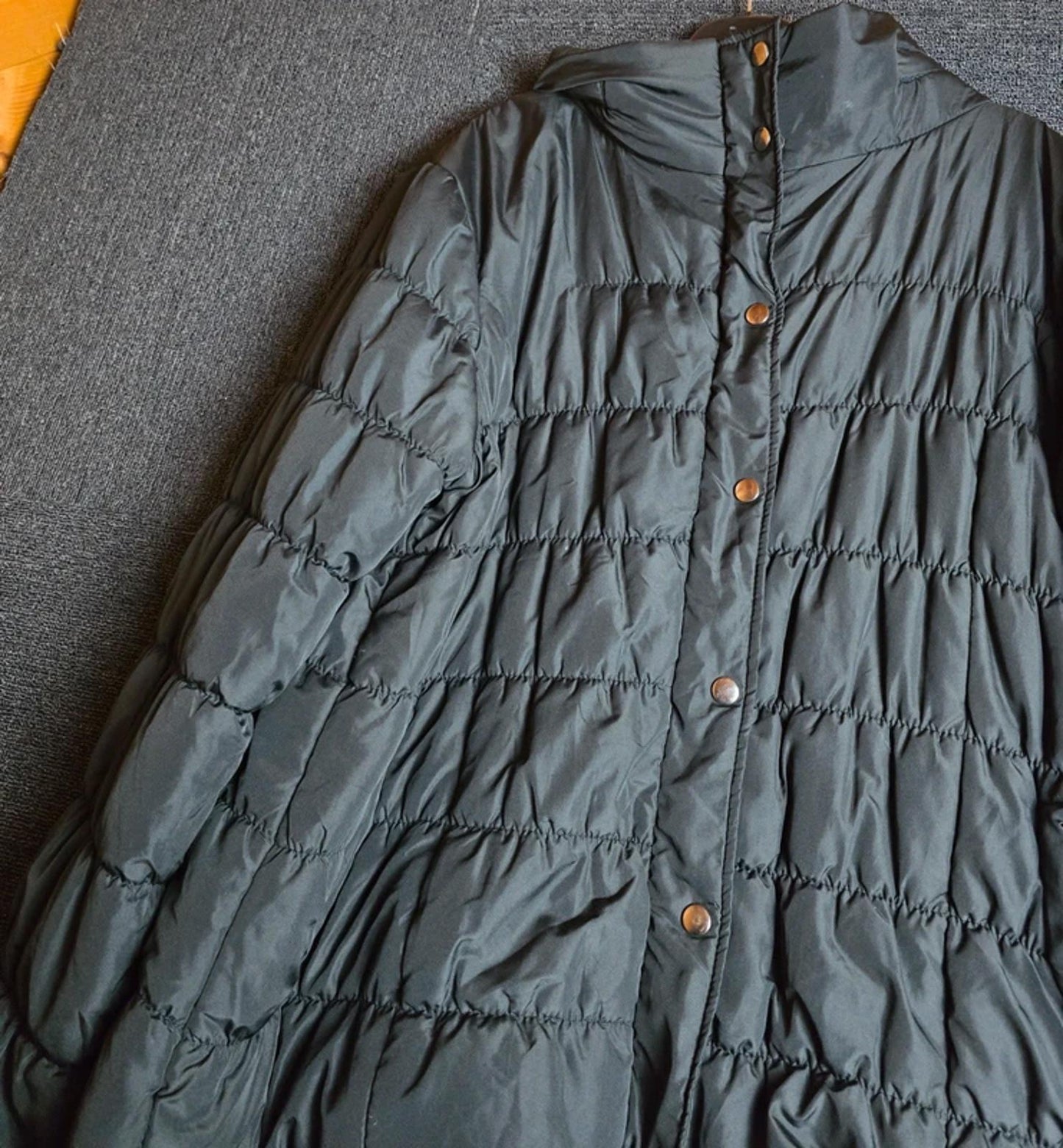 Epilogue Coat Black Size 18 Quilted Causal Winter