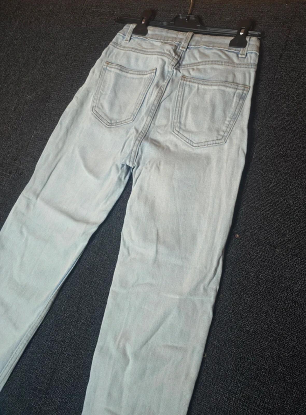 Primark slim leg light blue high waisted jeans size 4