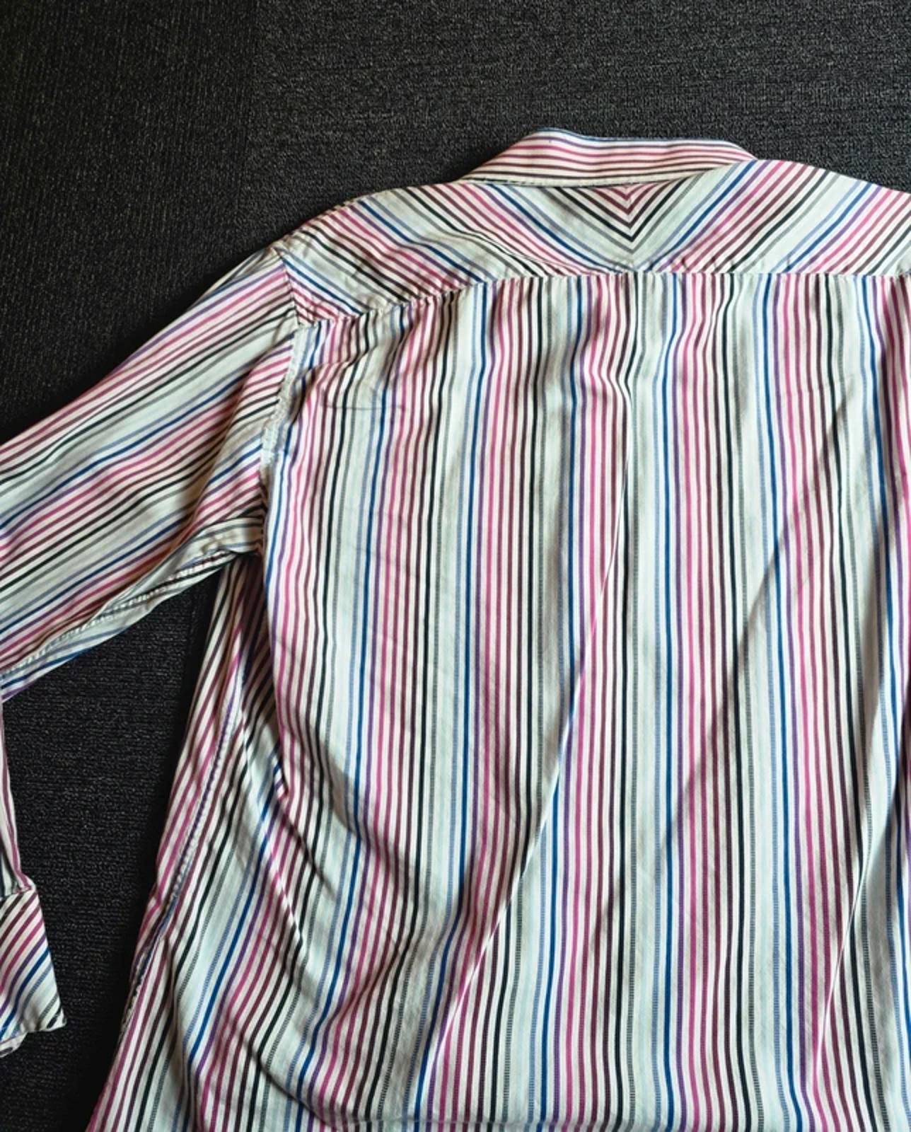 Ben Sherman Mens Stripe Shirt Multicolour Size L Smart Casual