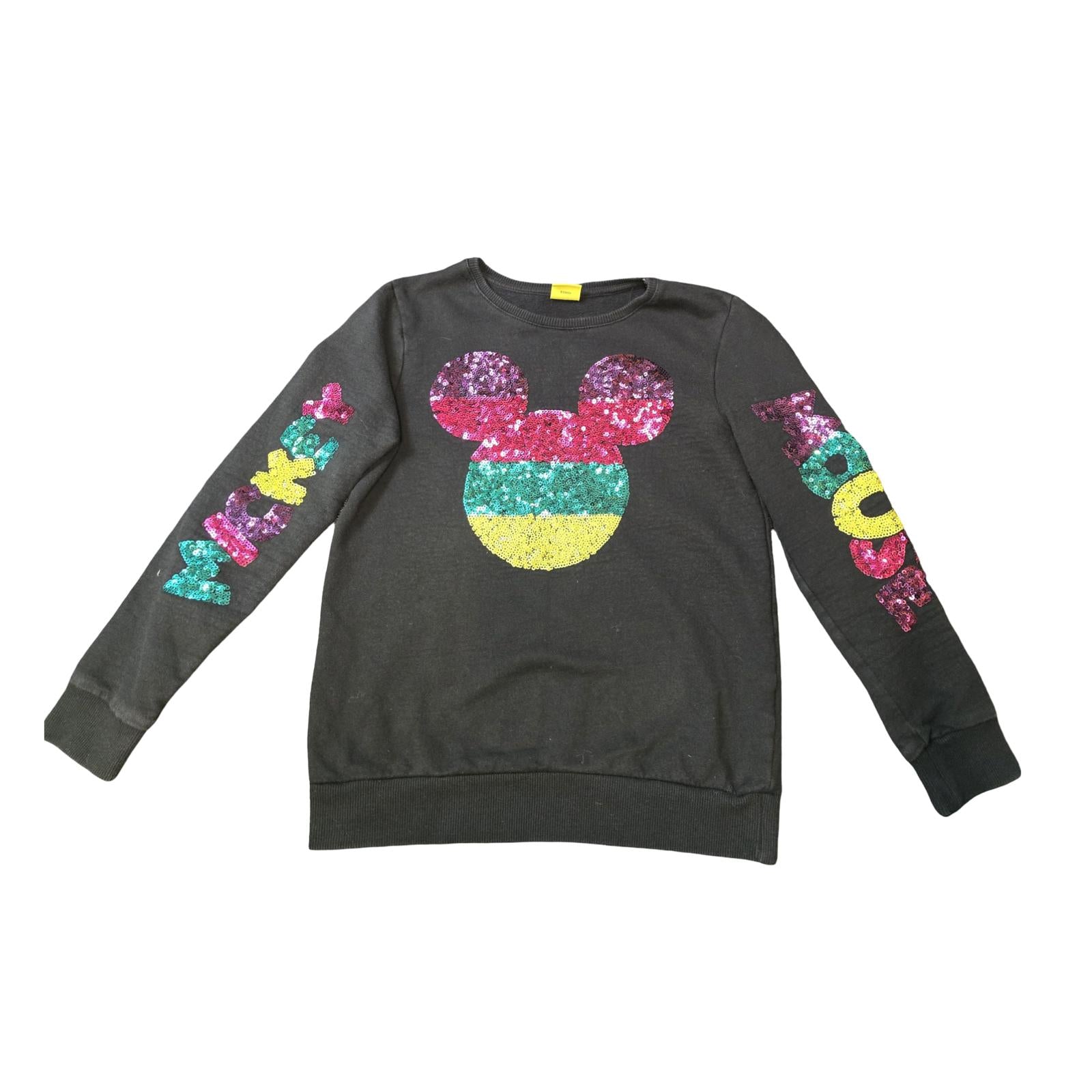 Disney Black Mickey Mouse Sequin Jumper Girls Age 10–11 Years