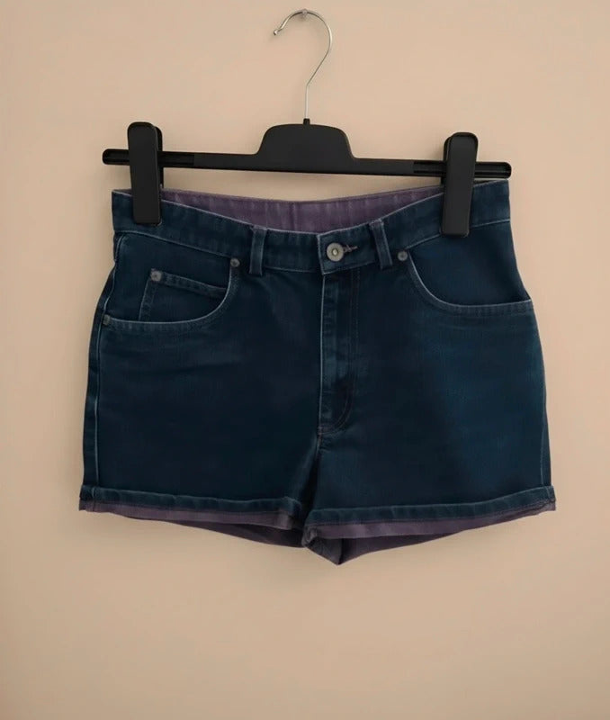 Y2K Next High Waisted Denim-Look Shorts Size 10