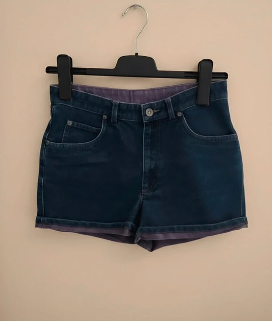 Y2K Next High Waisted Denim-Look Shorts Size 10