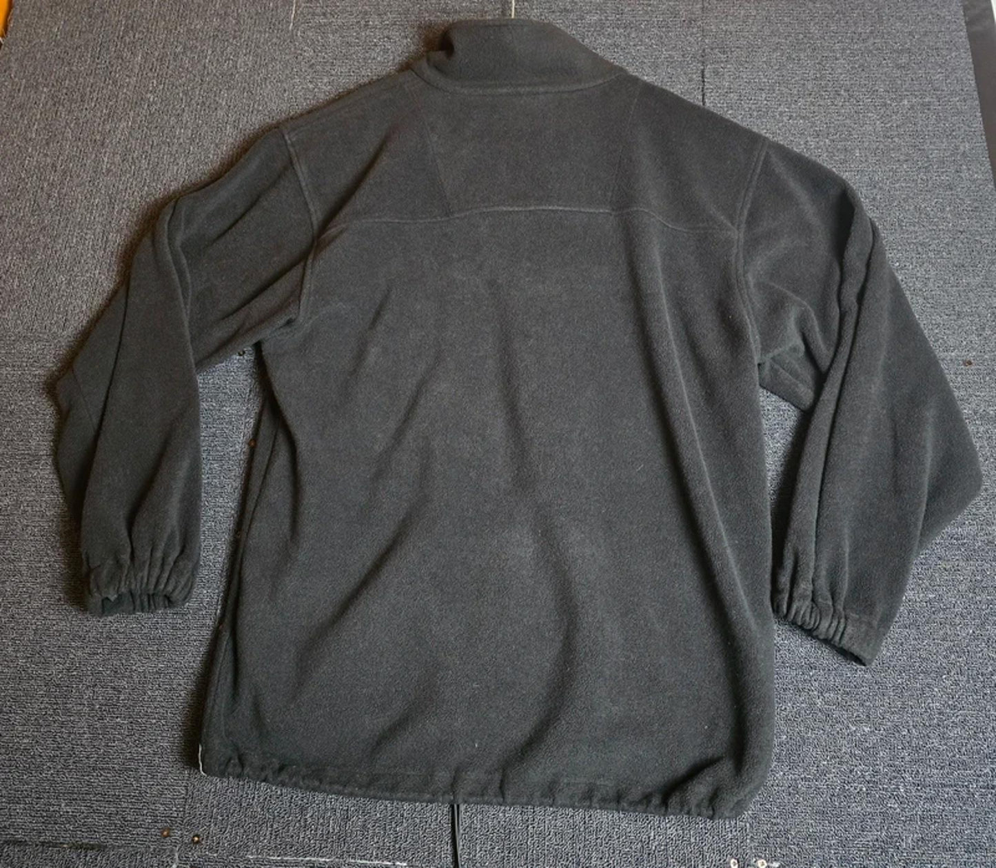 Tog24 Mens Black McKenzie Fleece Jacket Size L Full Zip Polyester