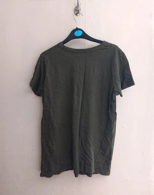 Primark Boys Khaki Green T-Shirt Age 12-13 Years