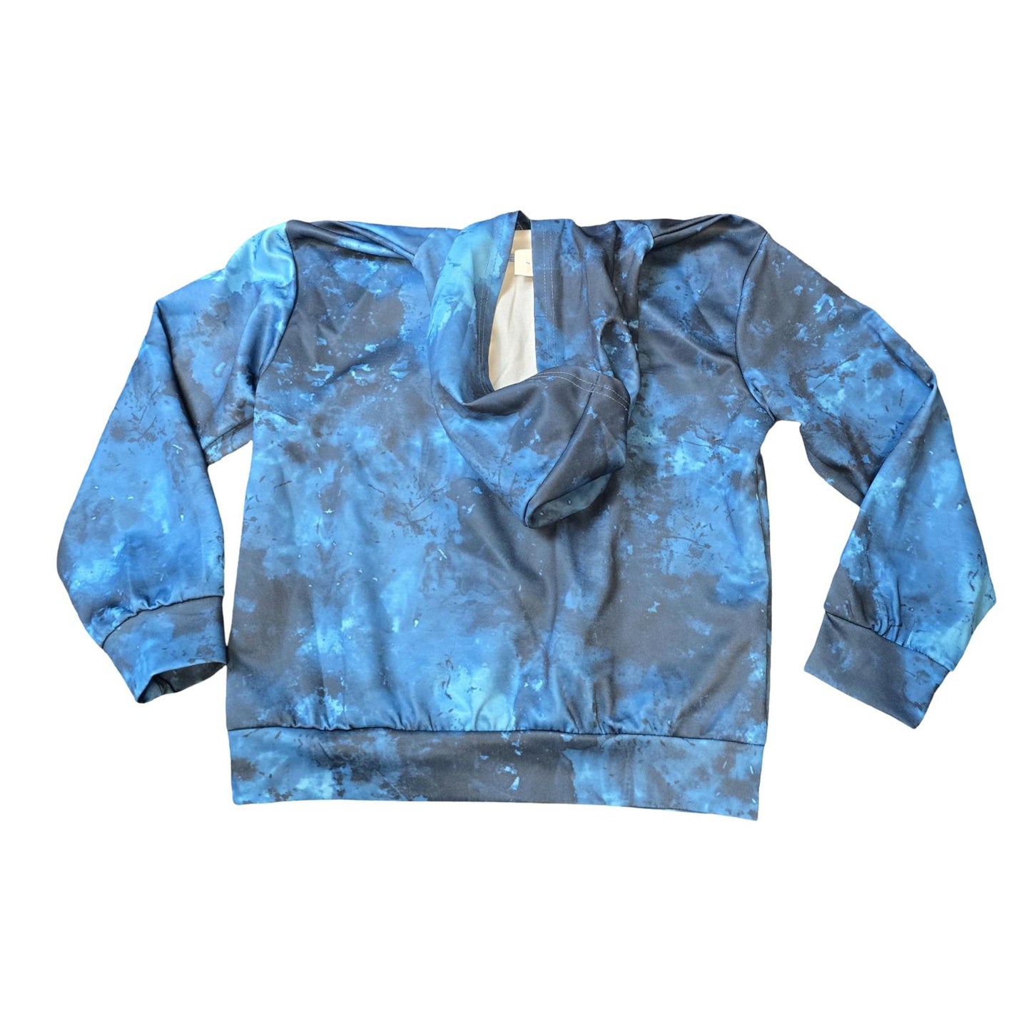 Shein Boys Gaming Hoodie Blue Multicolour Age 8 (Fits 6+) Gamer Hoodie