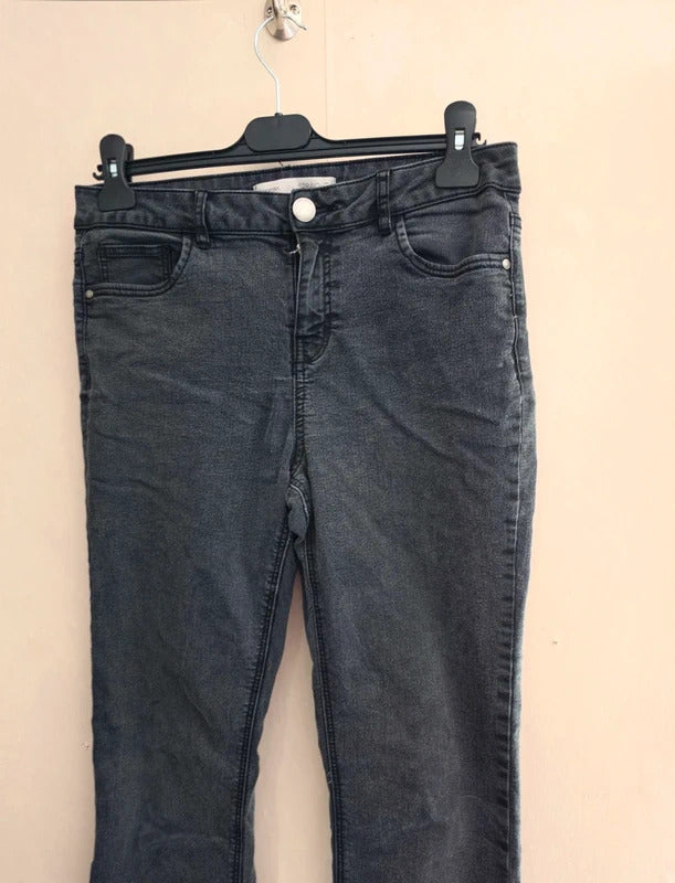 George Women's Black Straight-Leg Denim Jeans Size 12