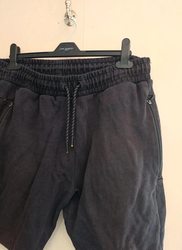 Next Men's Black Casual Shorts Zipped Pockets Size Medium