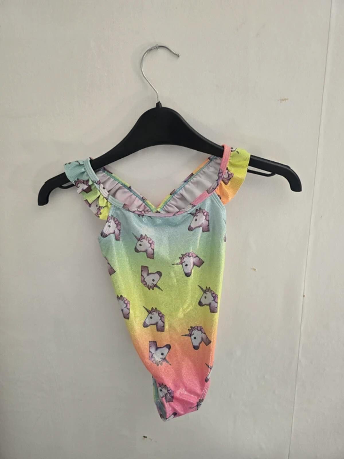 Primark Girls Multicoloured Sparkly Unicorn Swimsuit 18-24 Months