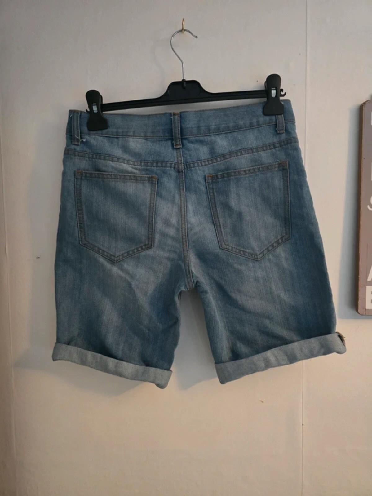 Primark Mens Mid Blue Denim Shorts Size W30 Regular