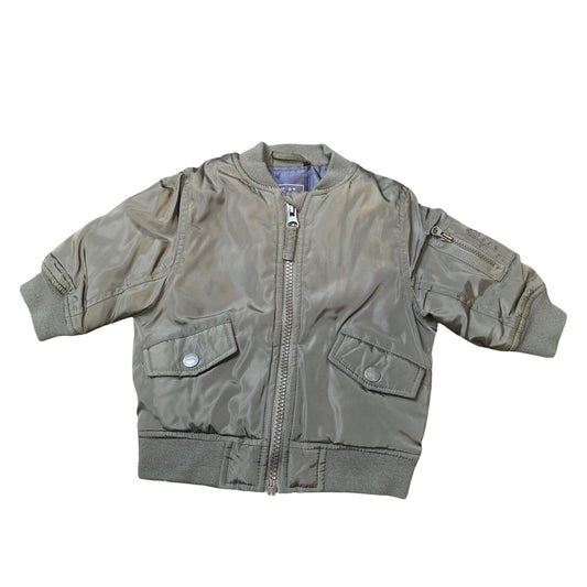 Next Boys Black Bomber Jacket 3–6 Months Zip-Up