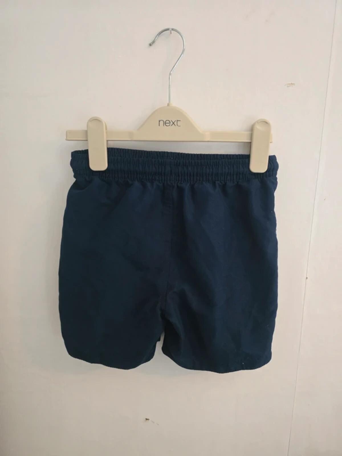 Primark Boys Navy Shark Swimming Trunks Age 6-7 Years