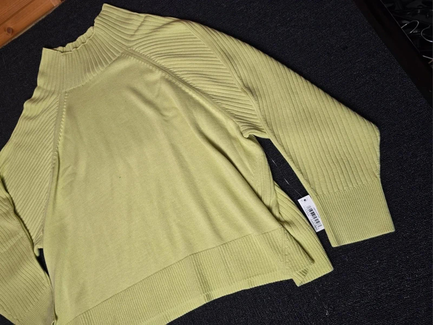 Light Green Jumper 3XL Size 22/24 High Neck New Causal