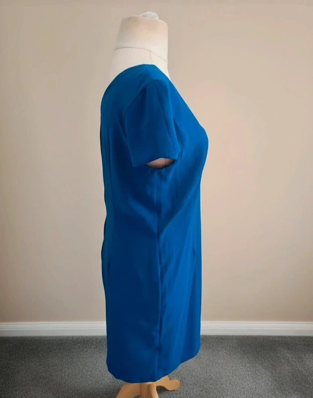 Principles Ladies Blue Y2K A-Line Dress Size 12