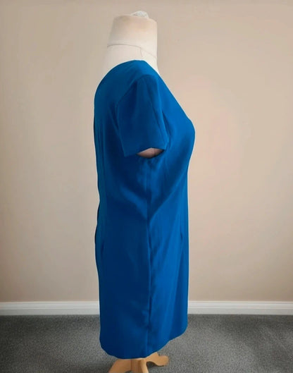 Principles Ladies Blue Y2K A-Line Dress Size 12