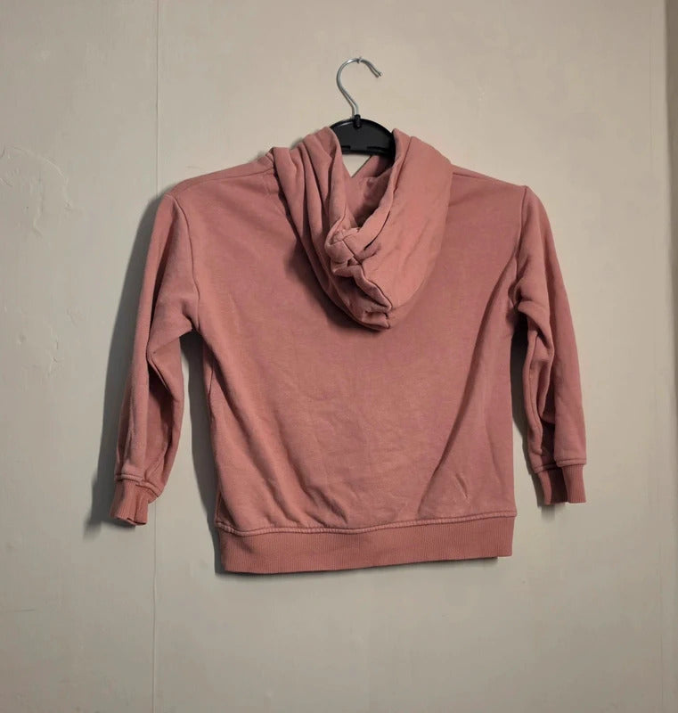 Marks & Spencer Girls Dusky Pink Pullover Hoodie Age 5-6 Years