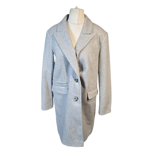 Grey Coat Size 14 Smart Causal Primark
