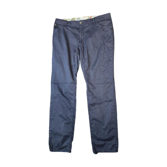 BRAX Chinos Navy Blue Size 36"W 32"L Men's Smart Causal